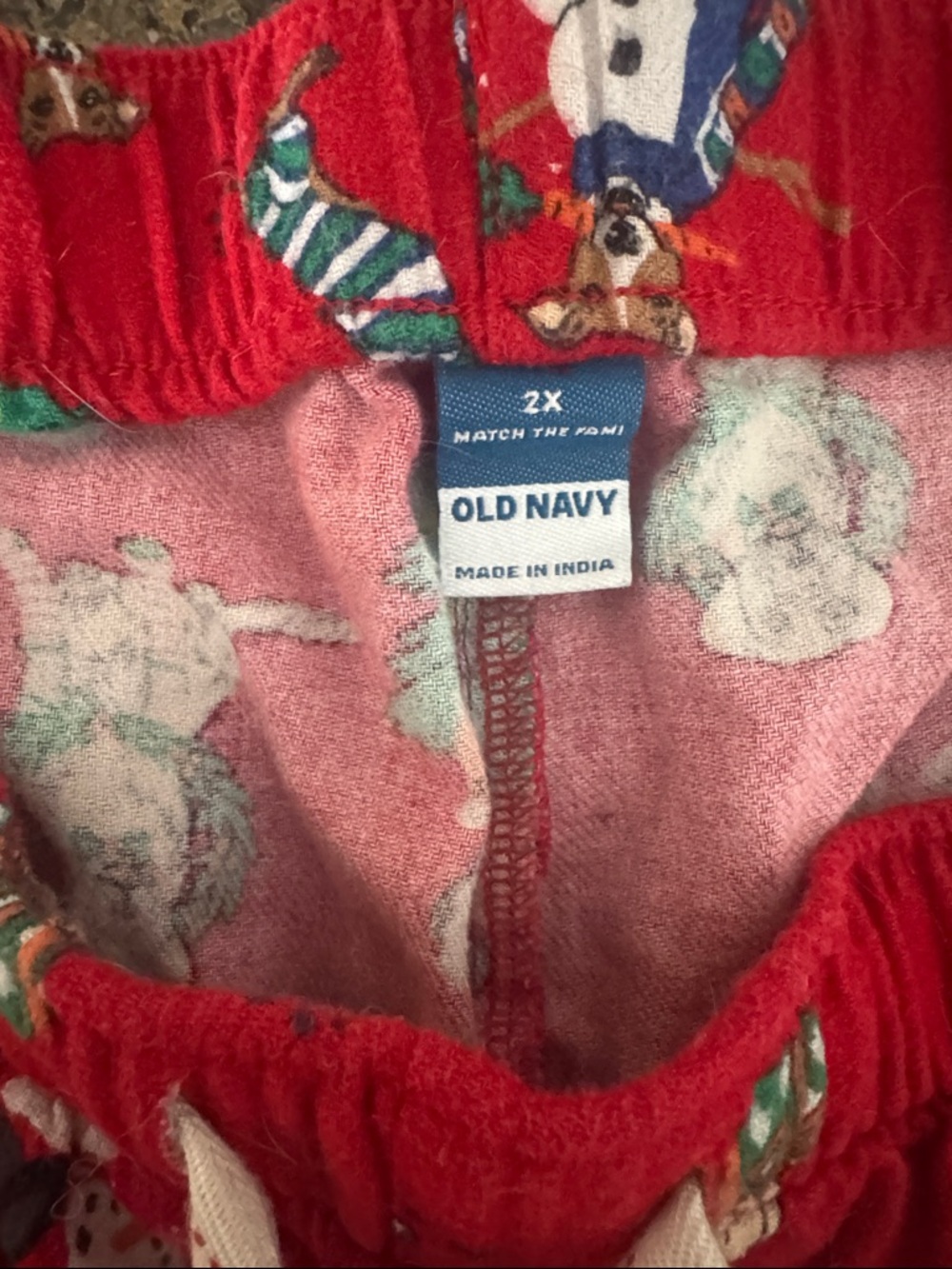 Old Navy Holiday Dogs & Cats Pajama Shorts - size 2X - Picture 2 of 6